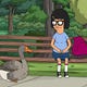 Illustration for article titled iBobs Burgers /ireminds us there is no greater love than a girl and her goose